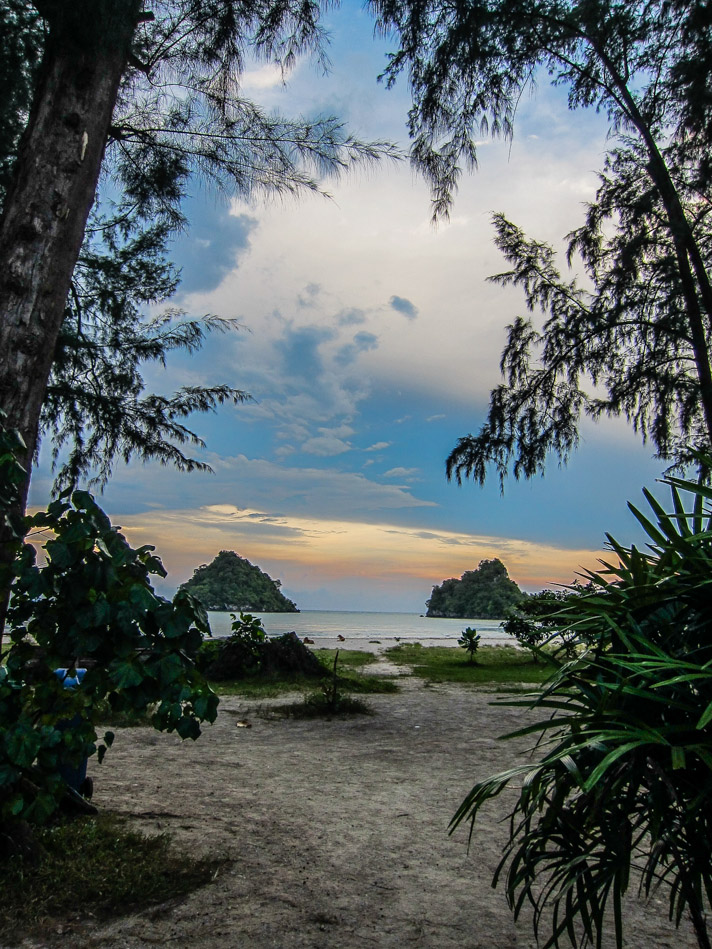 Sunset in Aonang