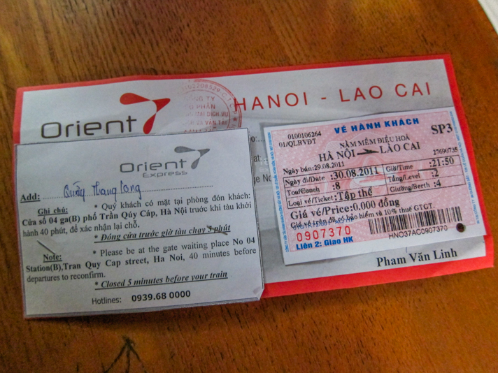 Vietnam Train Ticket