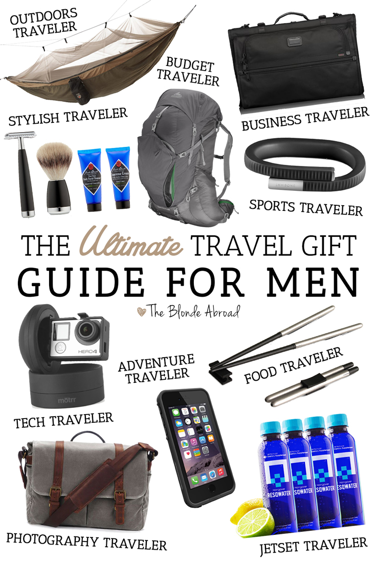 The Ultimate Travel Gift Guide for Men • The Blonde Abroad