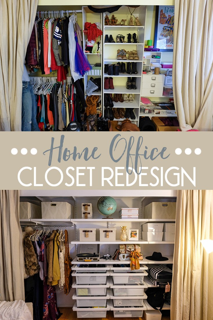 Home Office Closet Redesign
