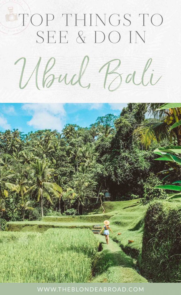 Top Things to See and Do in Ubud, Bali • The Blonde Abroad