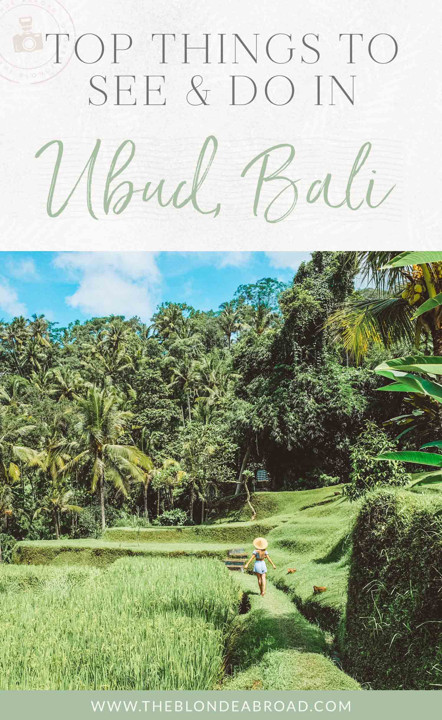 Top Things to See and Do Ubud Bali