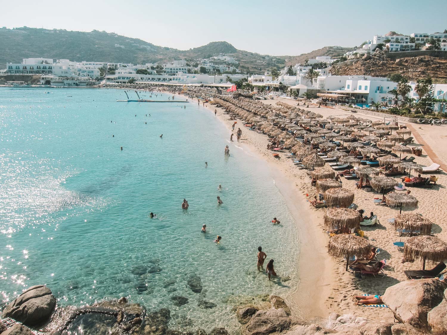 Beach in Mykonos