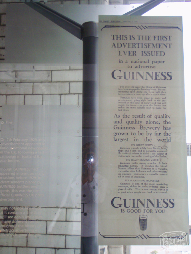 First Guinness advertisment