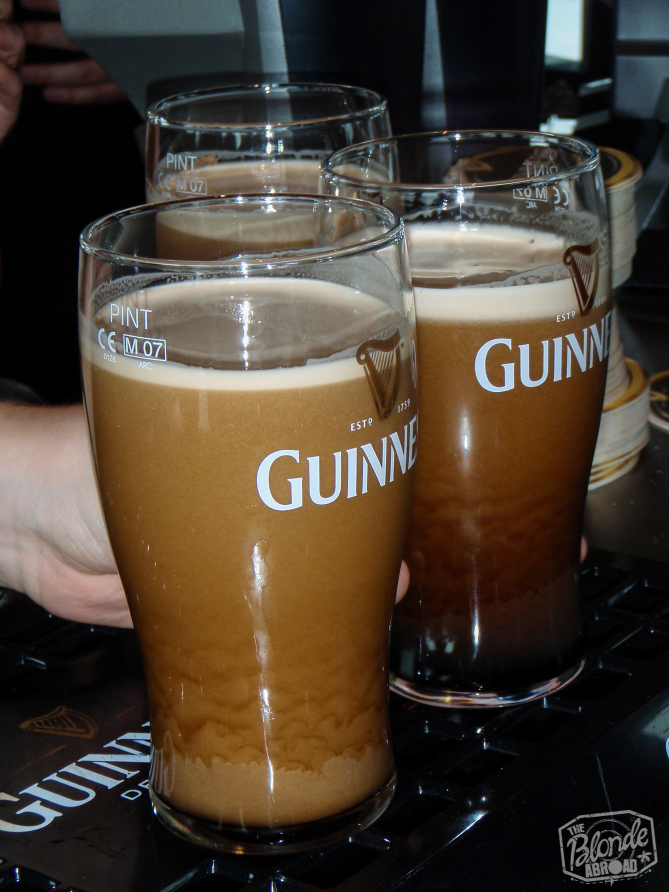 A perfect pour of Guinness