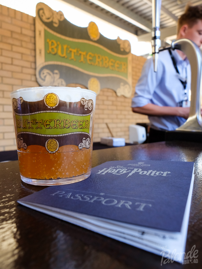 So excited to try an ice cold Butterbeer!