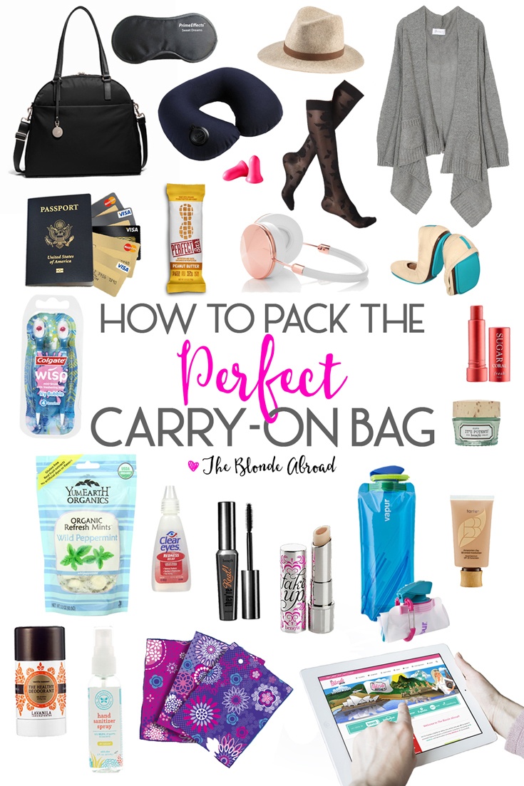 The Ultimate Carry-On Packing Guide • The Blonde Abroad
