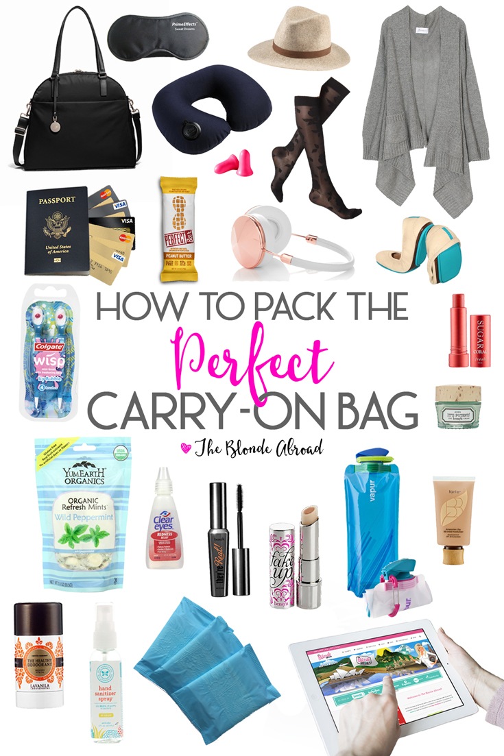 The Ultimate Carry-On Packing Guide • The Blonde Abroad