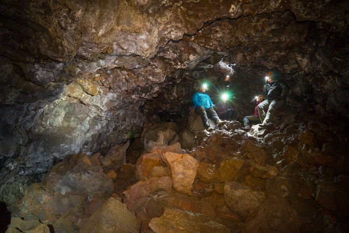 Lava Tube Caving Iceland