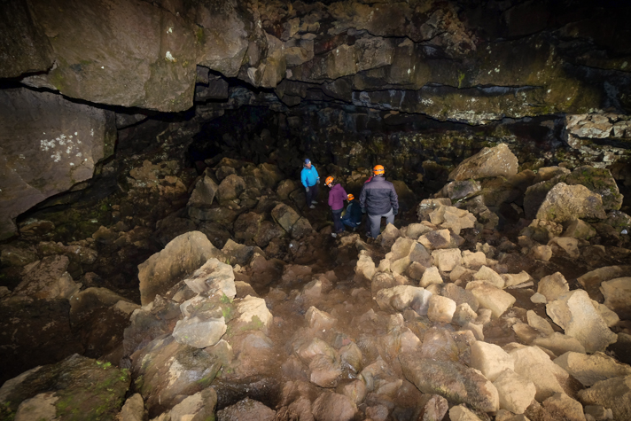 Lava Tube Caving Iceland