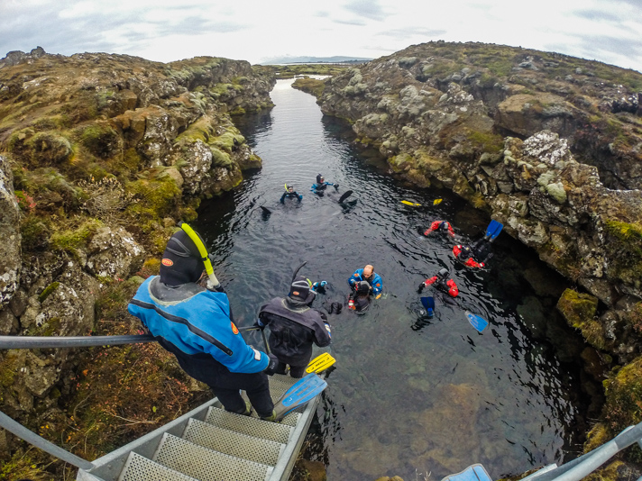 Diving Silfra Fissure Iceland