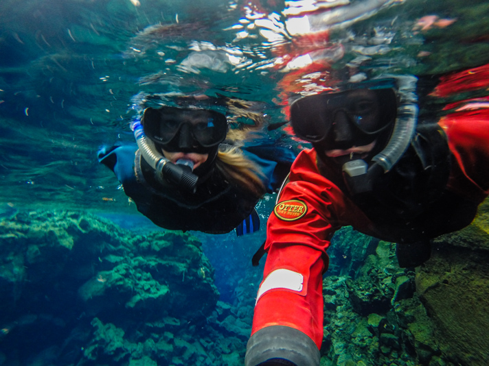 Diving Silfra Fissure Iceland