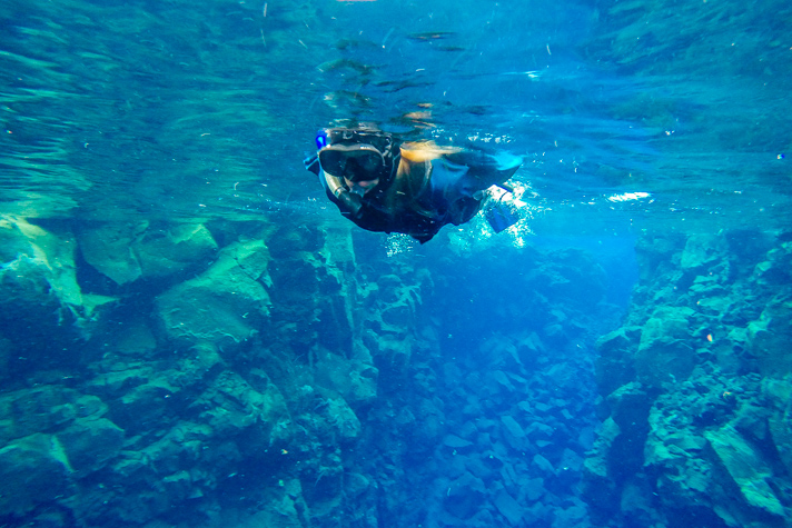 Diving Silfra Fissure Iceland