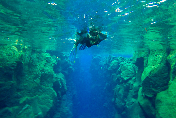 Diving Silfra Fissure Iceland