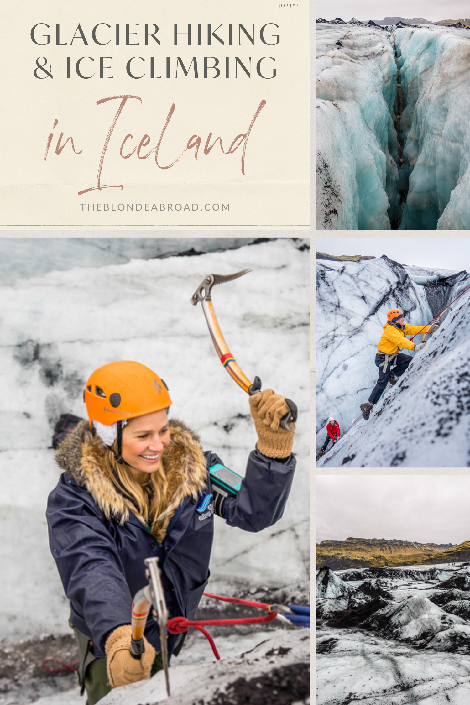 Glacier Hiking and Ice Climbing in Iceland