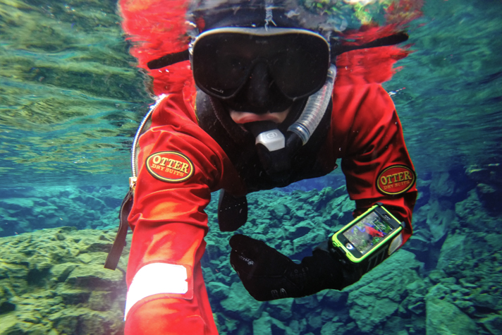 Diving Silfra Fissure Iceland