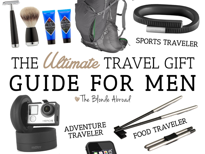 The Ultimate Travel Gift Guide for Men • The Blonde Abroad