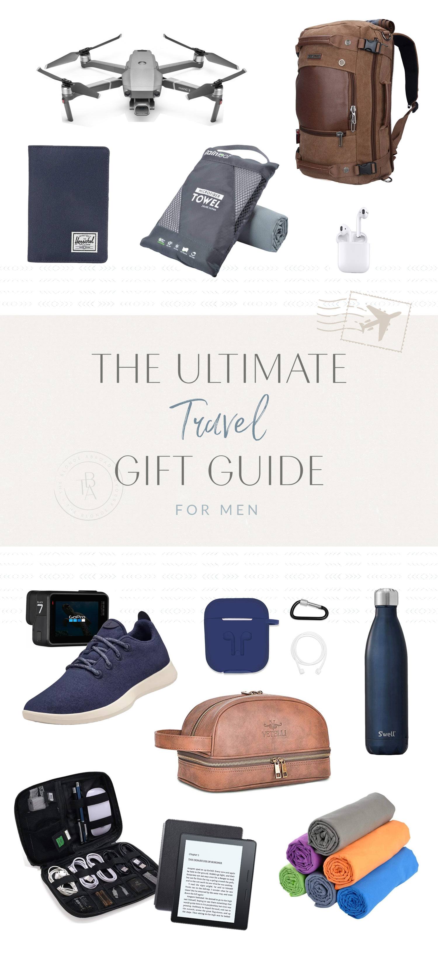 The Ultimate Travel Gift Guide for Men • The Blonde Abroad