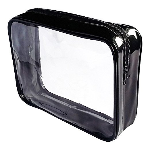 clear cosmetic bag