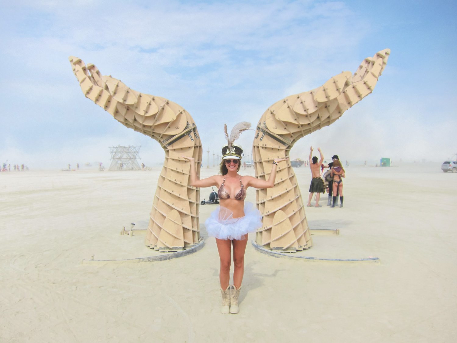Blonde at Burning Man