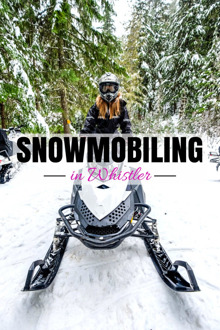 Snowmobling in Whistler