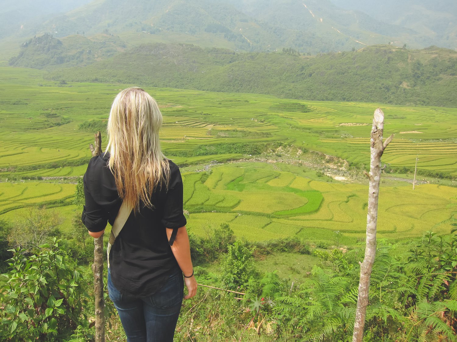 Blonde in Southeast Asia