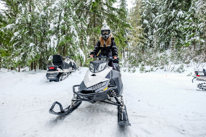 Snowmobiling in Whistler