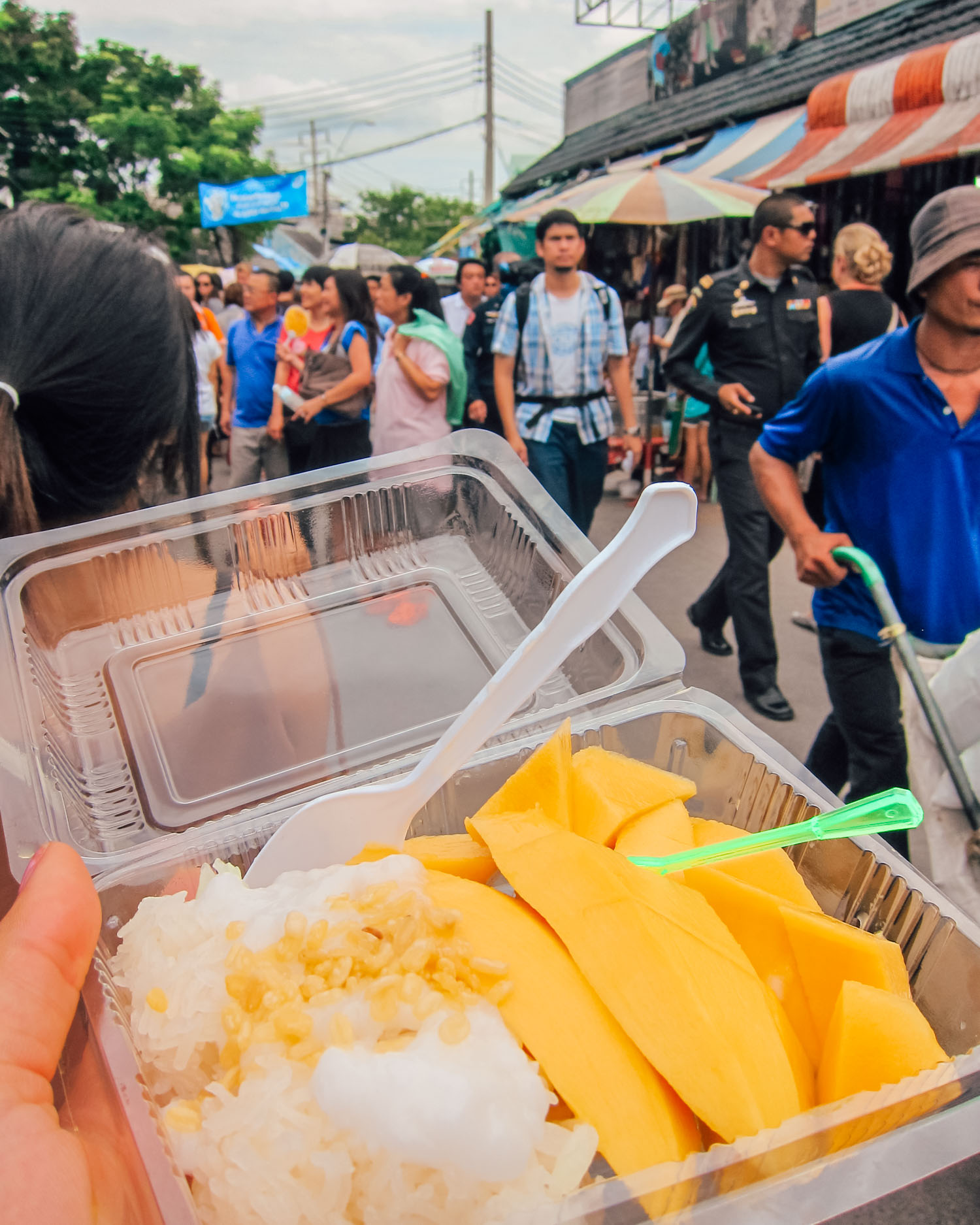 mango and sticky rice