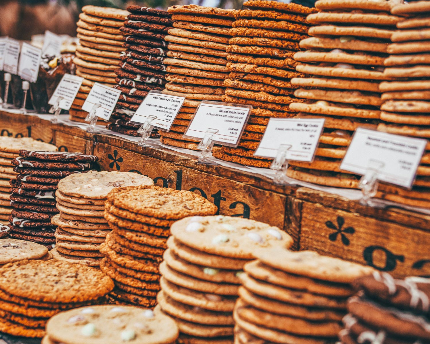 biscuits in a shop