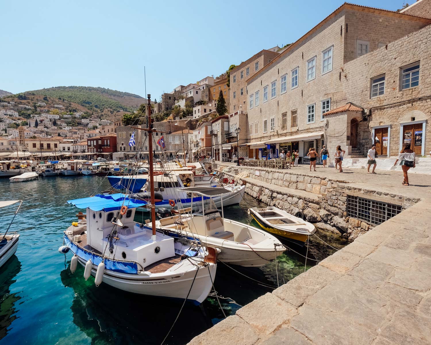boats in greece