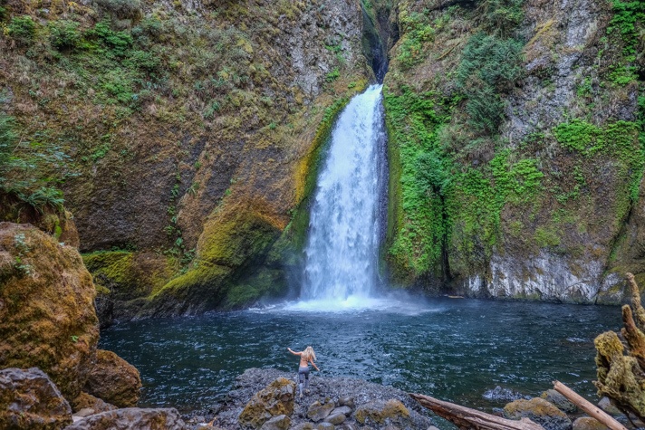 Wahclella Falls in Portland