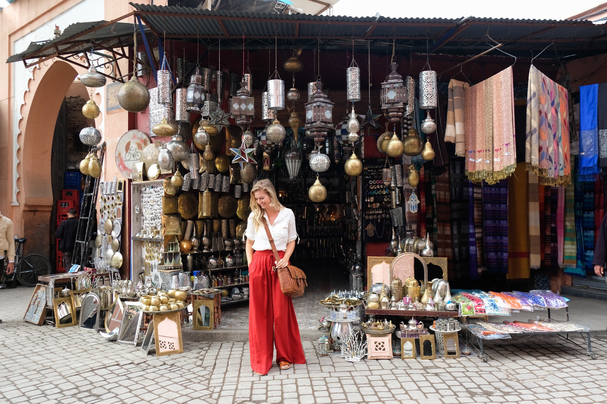 woman travelling to morocco