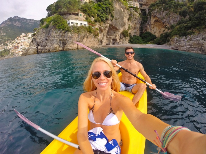 Kayaking in Positano