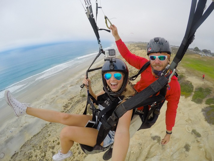 Paragliding in Torrey Pines San Diego