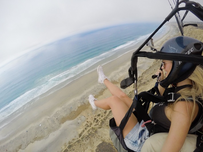 Paragliding in Torrey Pines San Diego
