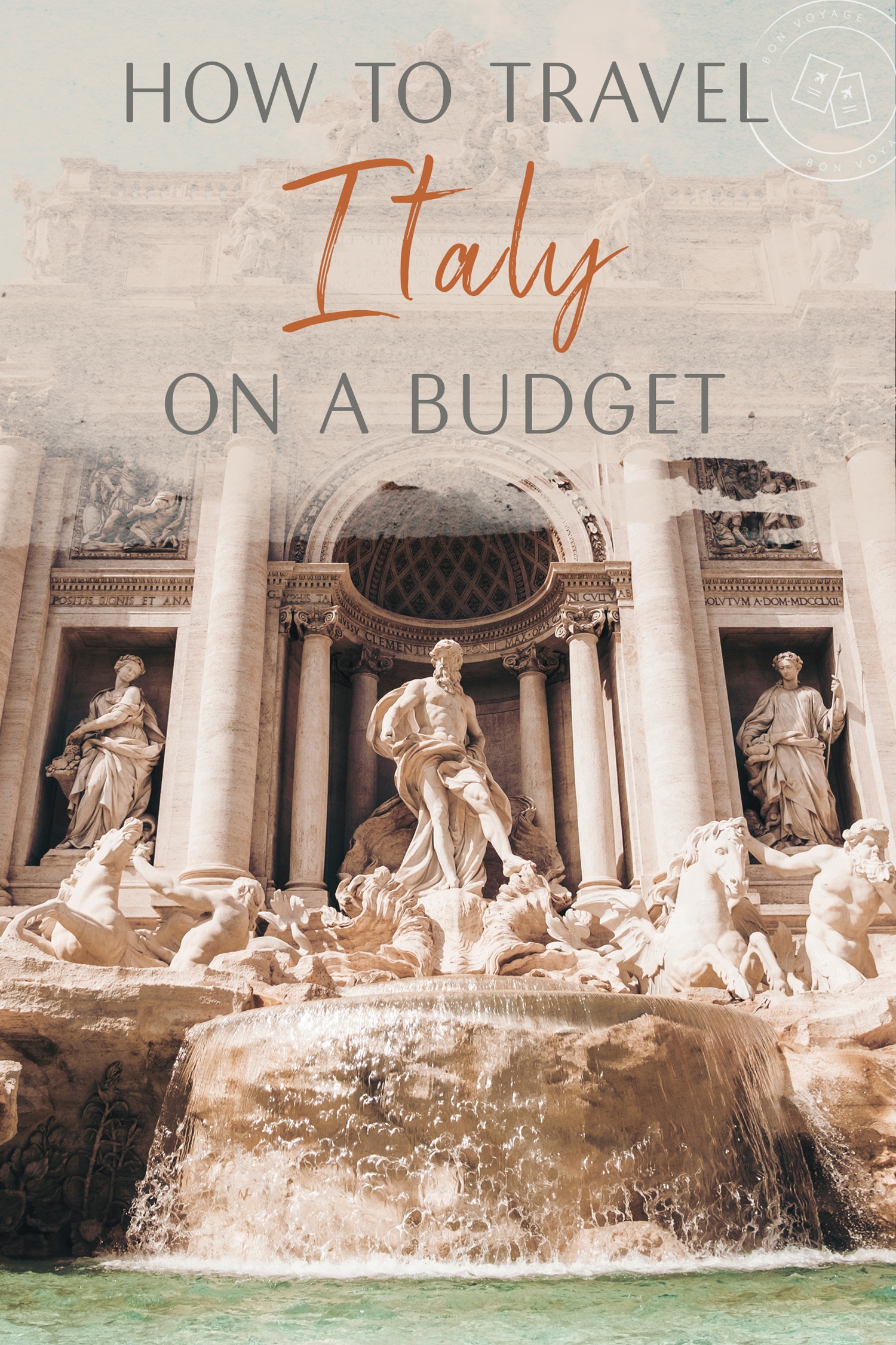 how to travel italy on a budget