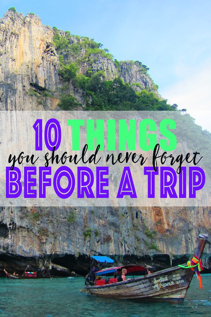 10 Things You Should Never Forget Before A Trip • The Blonde Abroad