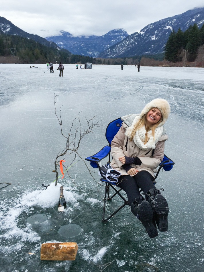 Ice Fishing in Whistler