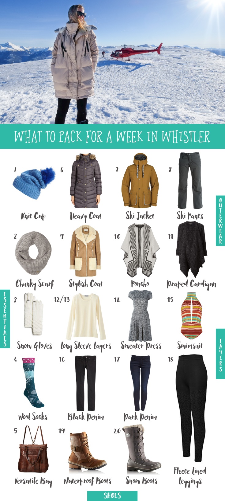 Winter Clothes Canada - What to pack for Canada in Winter