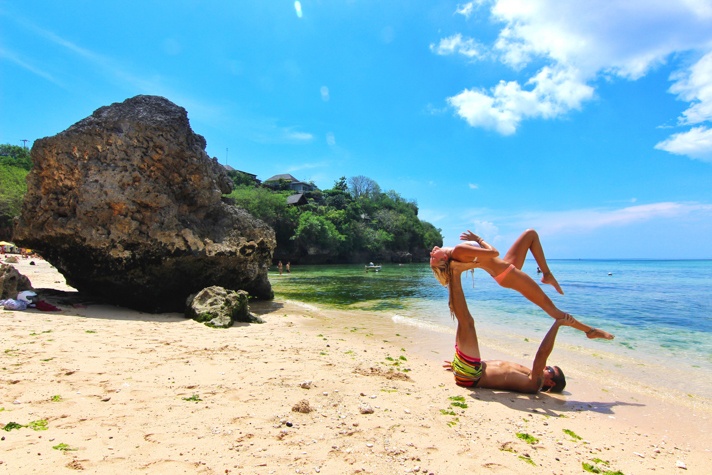 Couples Acro Yoga