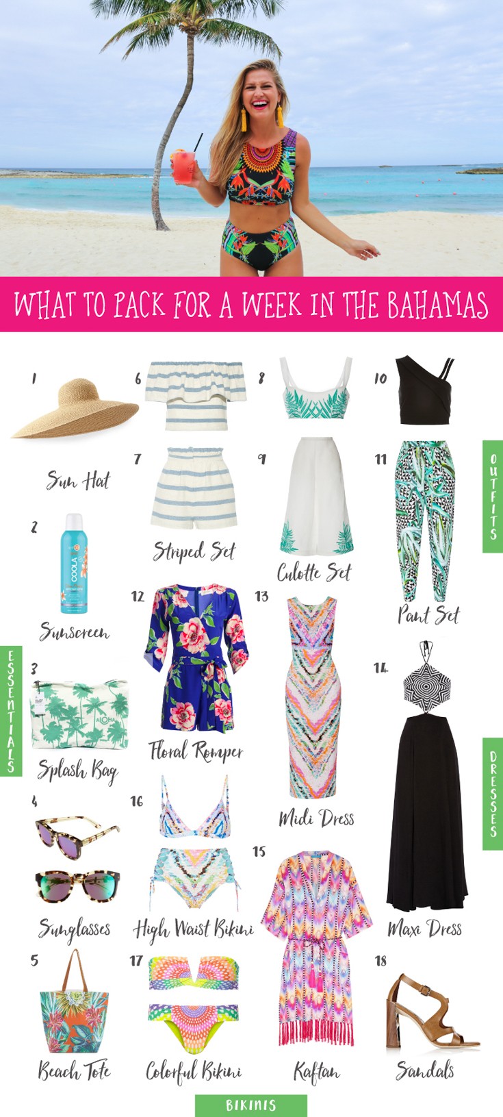 What to Pack for a Week in The Bahamas • The Blonde Abroad