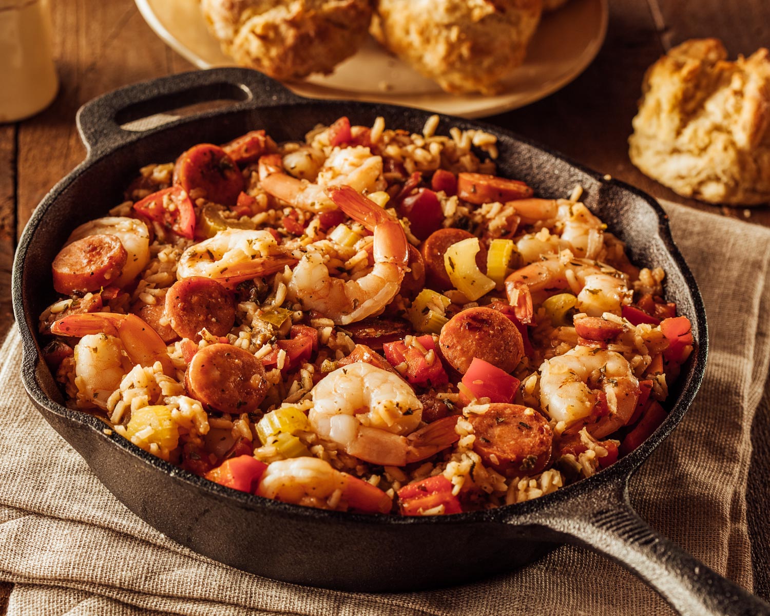 Spicy Homemade Cajun Jambalaya