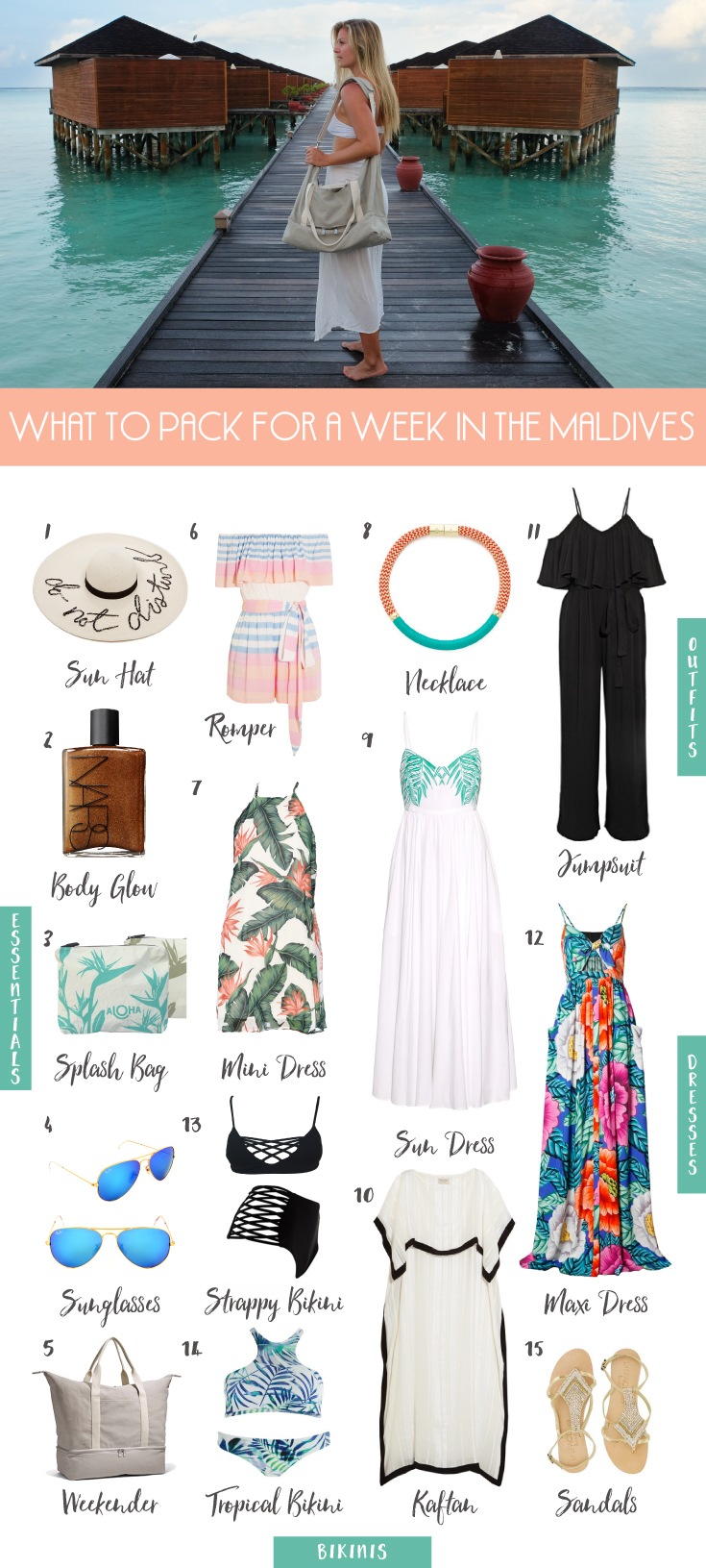 What to Pack for a Week in The Maldives