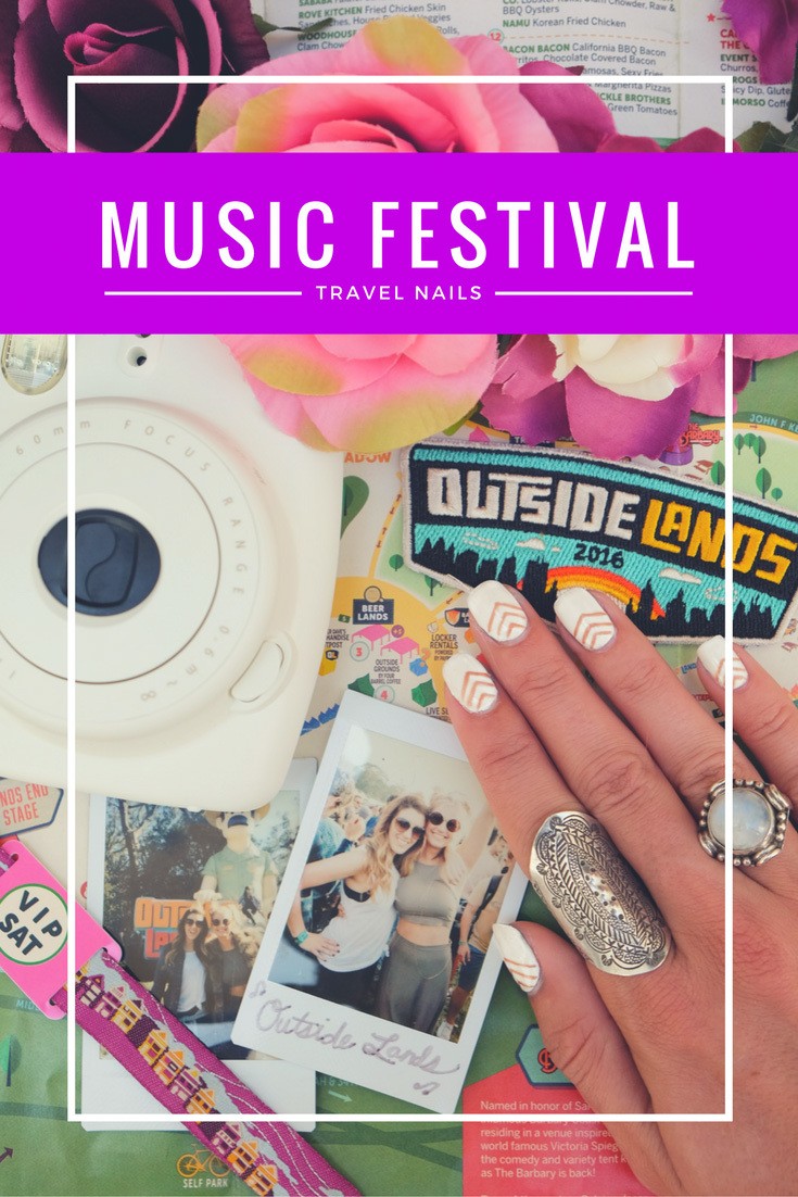 Music Festival Travel Nails