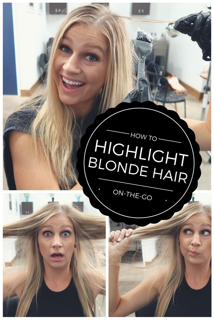 highlight blonde hair at home