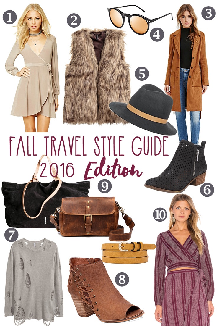 2016 Fall Travel Style Guide