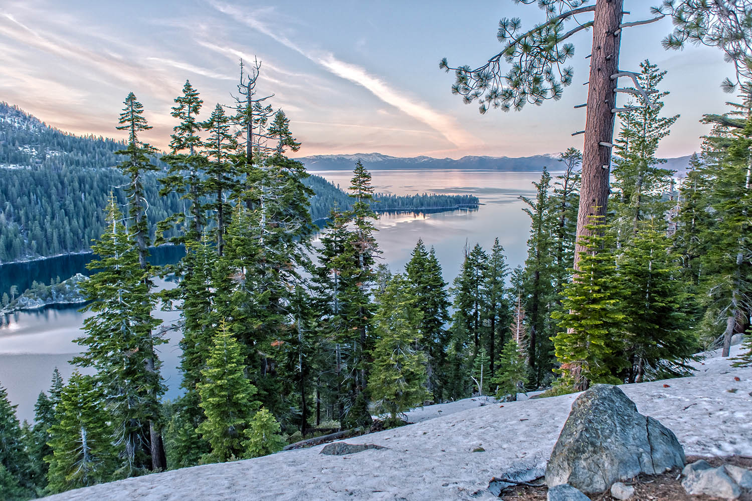 lake tahoe california winter