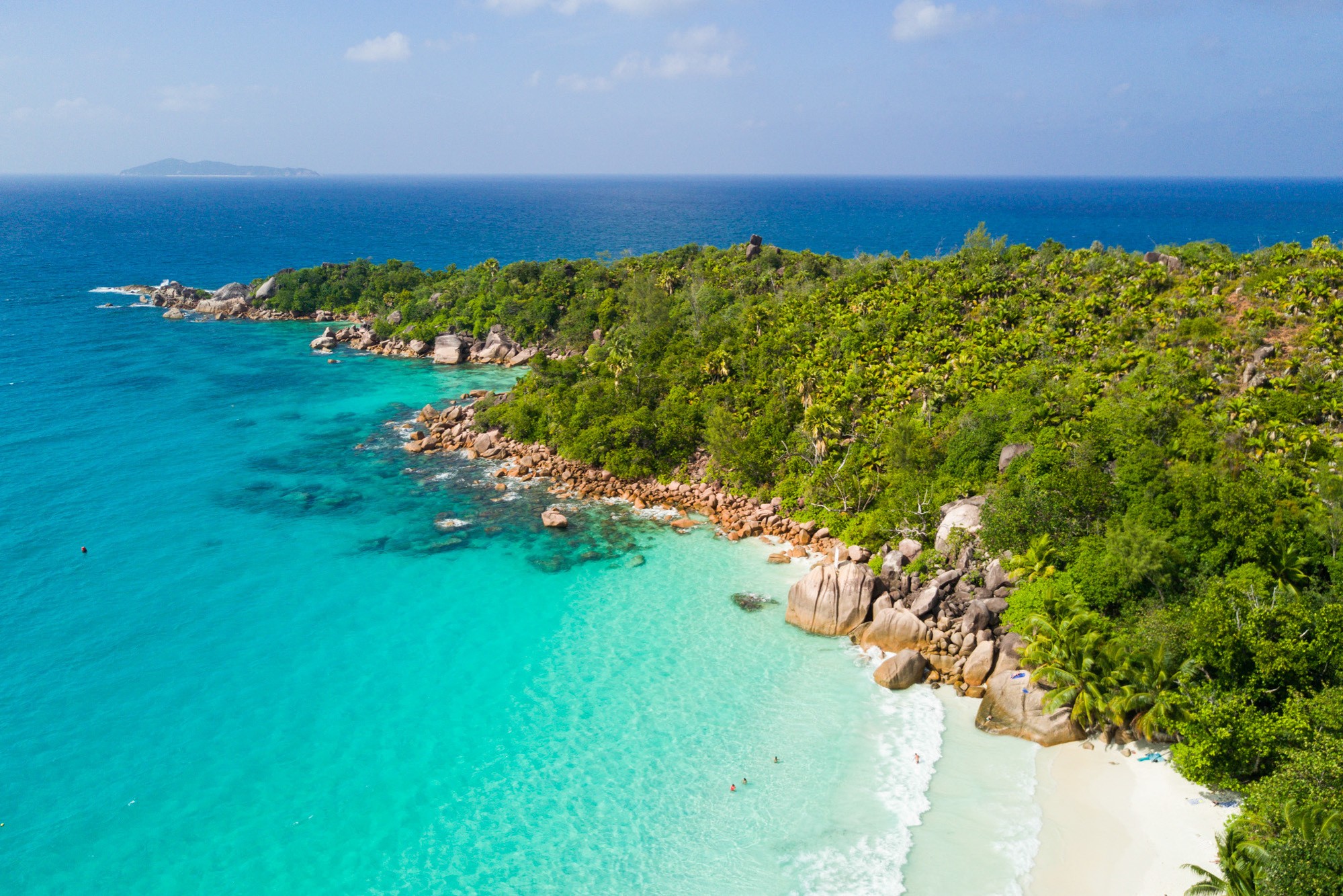 Praslin Island in the Seychelles