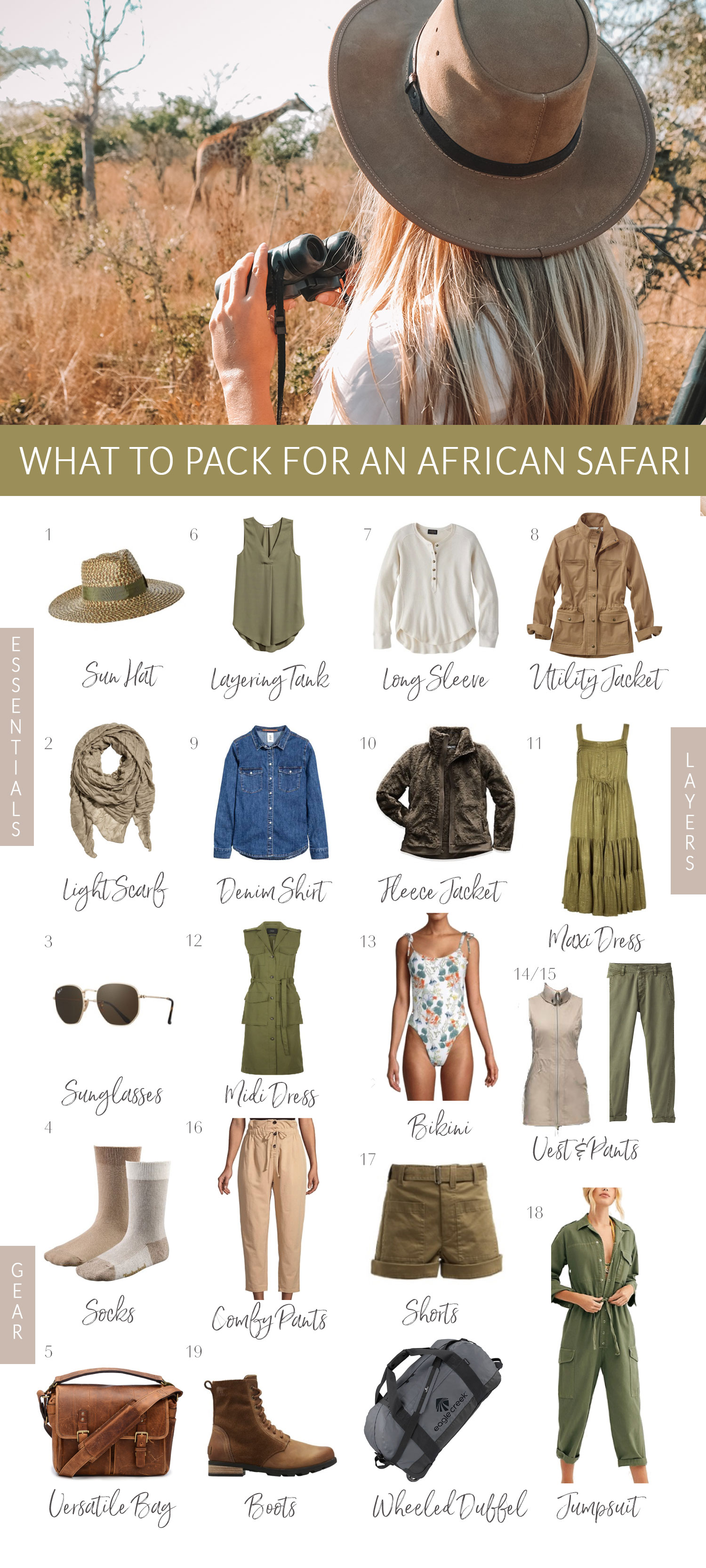 What to Pack for a Safari — Trusted Travel Girl