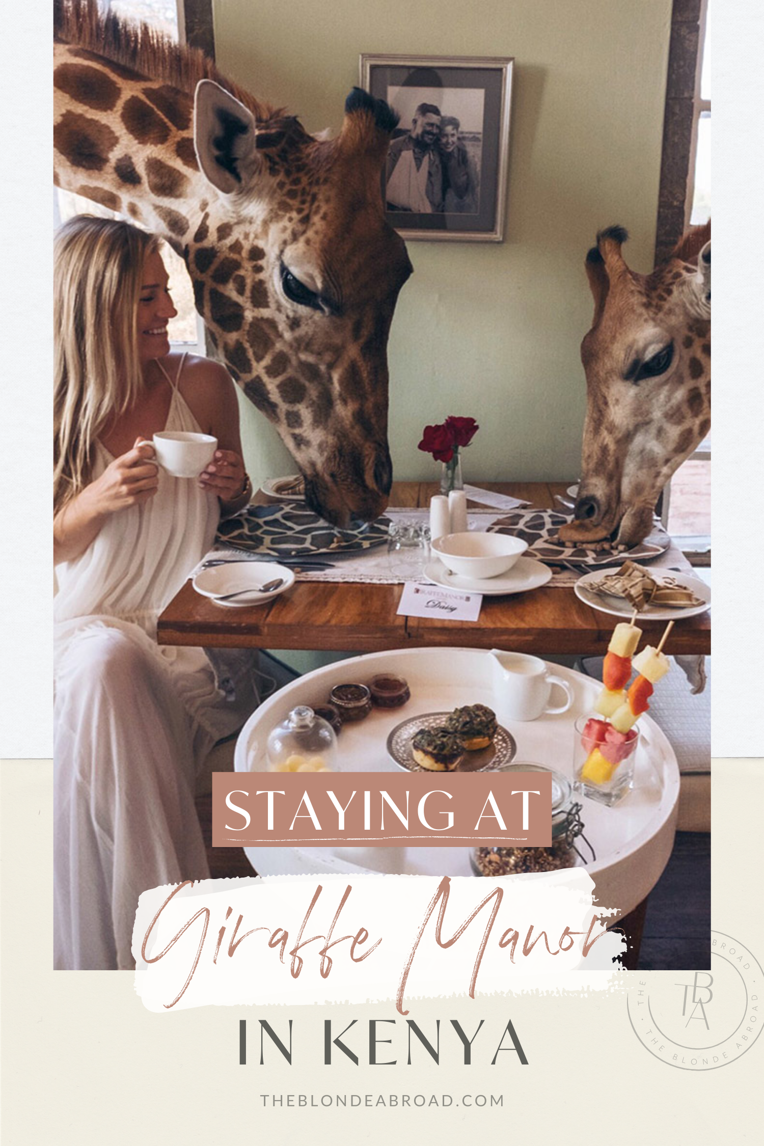 Staying at Giraffe Manor in Kenya
